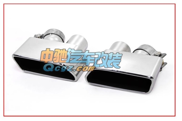 寶馬GT535I改裝550i尾喉GT528排氣方嘴 尾唇530LI方口BMW 5系后唇