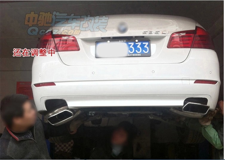 寶馬GT535I改裝550i尾喉GT528排氣方嘴 尾唇530LI方口BMW 5系后唇