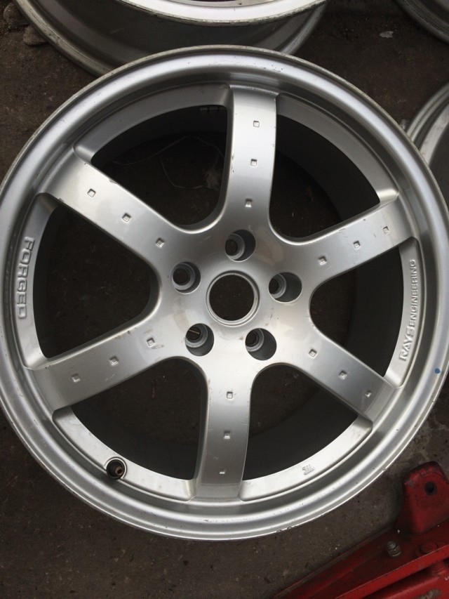 RAYS，鍛造五輻 18 8J ET30 8.5J ET33 5*114.3（NISEEN專用）、8·35KG、