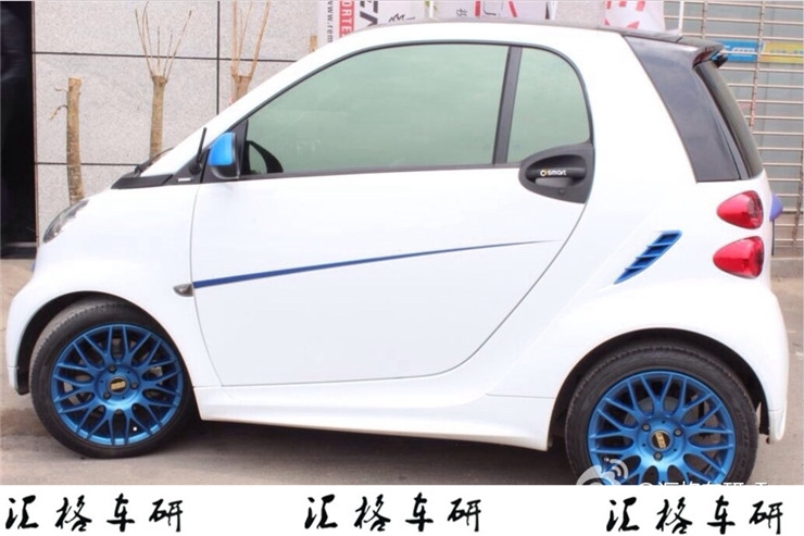 奔馳斯瑪特smart改裝儀表/排氣/16寸輪轂-長(zhǎng)沙匯格車研奔馳專業(yè)改裝