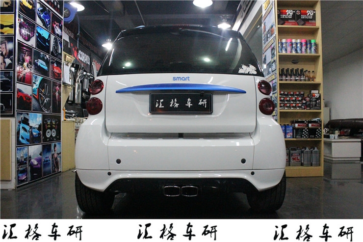 奔馳斯瑪特smart改裝儀表/排氣/16寸輪轂-長(zhǎng)沙匯格車研奔馳專業(yè)改裝
