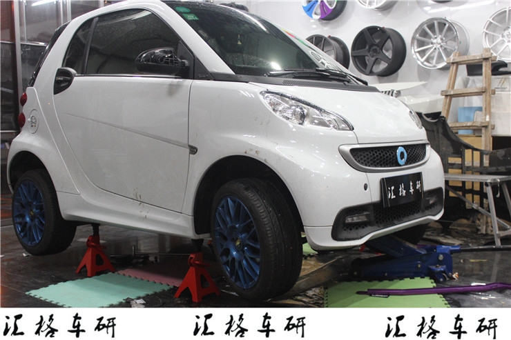奔馳斯瑪特smart改裝儀表/排氣/16寸輪轂-長(zhǎng)沙匯格車研奔馳專業(yè)改裝