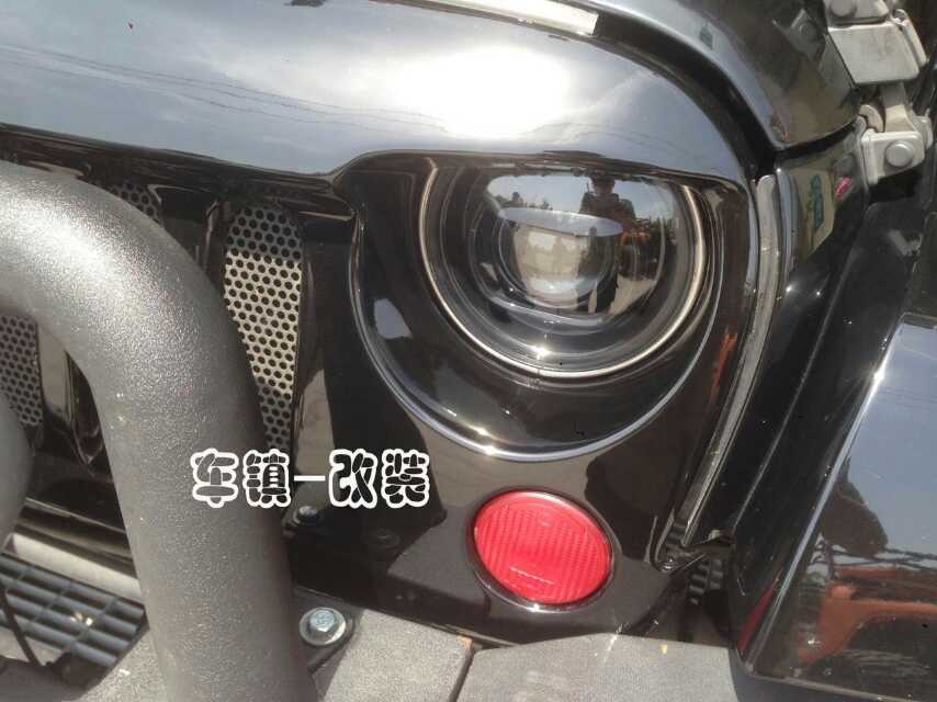 【車鎮(zhèn)改裝】炫酷黑配騷紅2.5寸清爽升高
