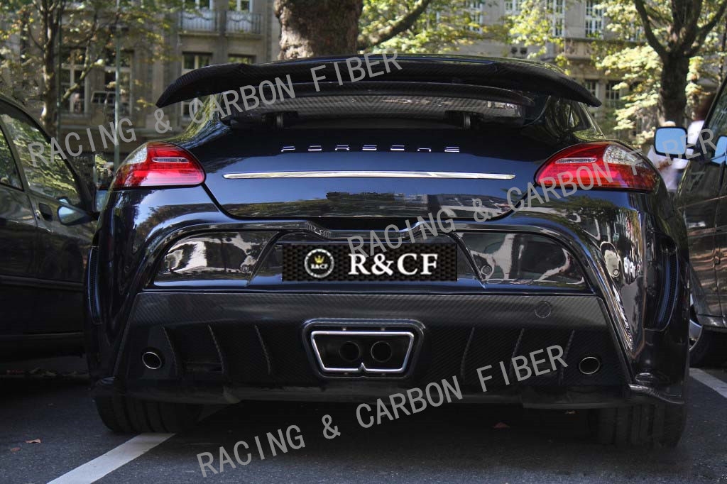 Porsche Panamera Mansory 整套碳纖套件裝車圖