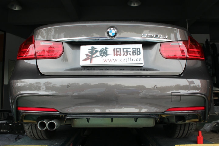【車(chē)鎮(zhèn)改裝】寶馬328改M4款包圍、cgw排氣