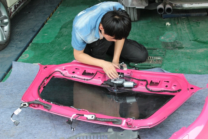 【車鎮(zhèn)改裝】大眾尚酷全車身噴漆改色