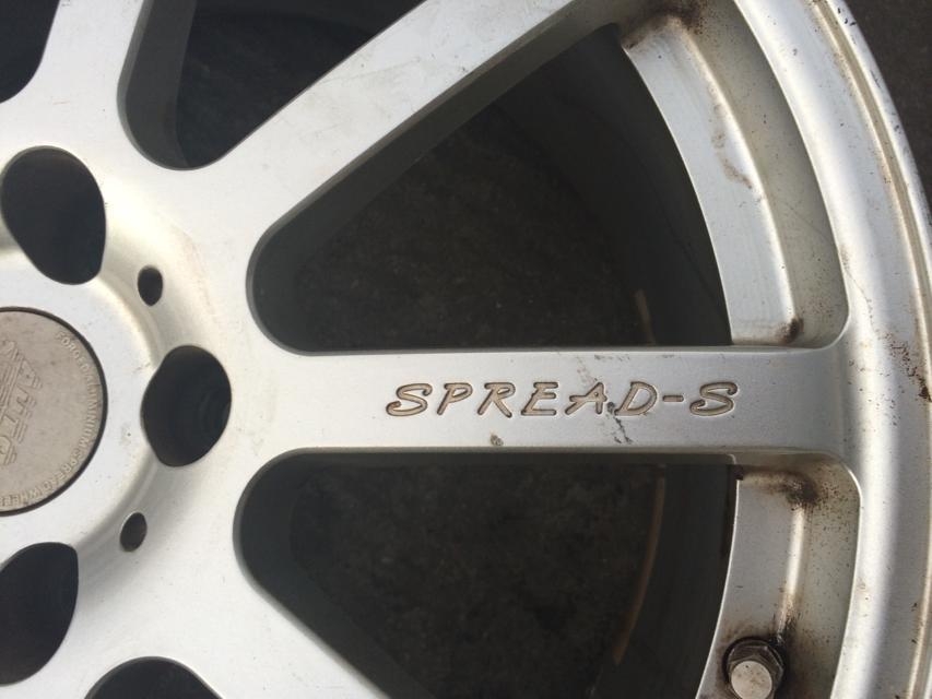 鍛榮社 SPREAD-S 18*8J ET35 5*112 鍛造，二手一套，現(xiàn)貨