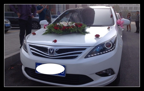 長(zhǎng)安逸動(dòng)大燈改裝直接當(dāng)婚車 加裝寶馬海拉3透鏡