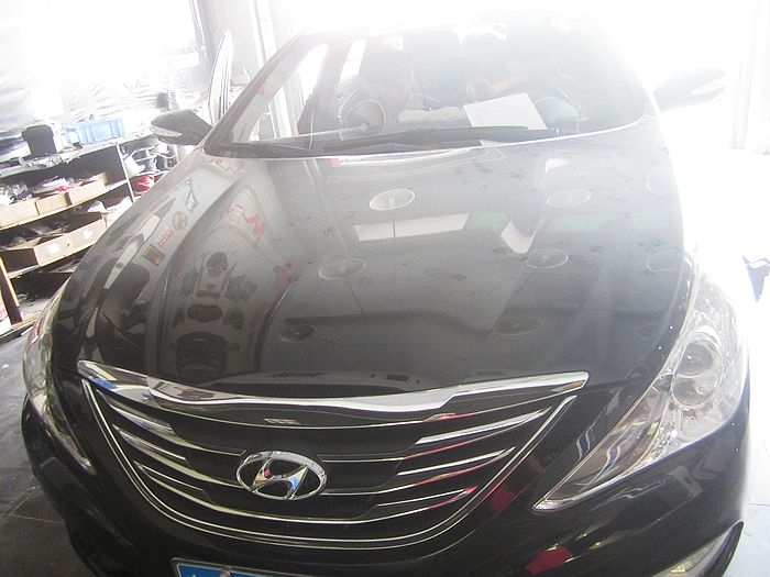 【汽車導航】索納塔8改裝華陽DVD導航+高清倒車后視