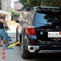 豐田漢蘭達(dá)改裝輪轂加寬軸距墊片縱天汽車(chē)法蘭盤(pán)2