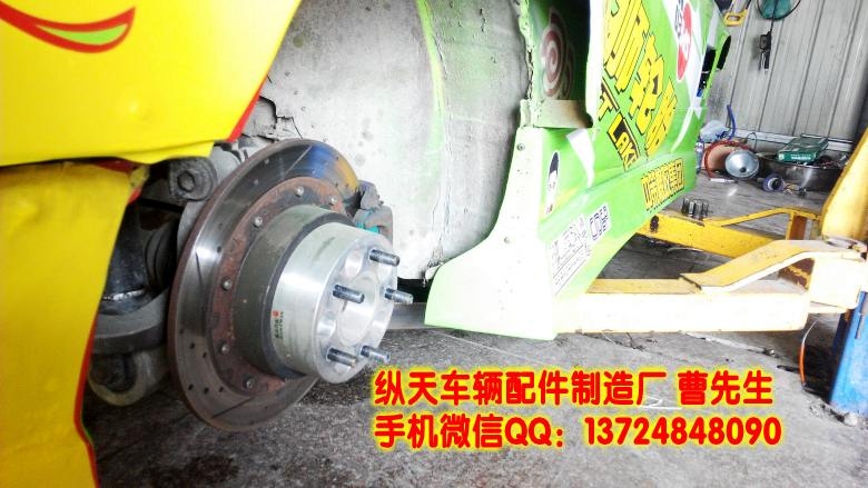 中國漂移第一人張少華戰(zhàn)車上安裝縱天法蘭盤60mm厚哦