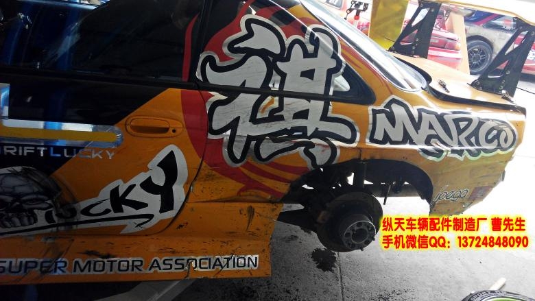 中國漂移第一人張少華戰(zhàn)車上安裝縱天法蘭盤60mm厚哦