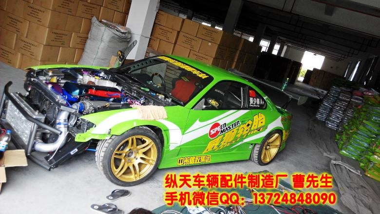 中國漂移第一人張少華戰(zhàn)車上安裝縱天法蘭盤60mm厚哦