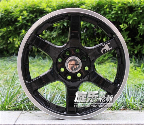 16寸4*100/114.3凱越 飛度 K2 雨燕 迷你 鋁合金改裝輪轂胎鈴YLX