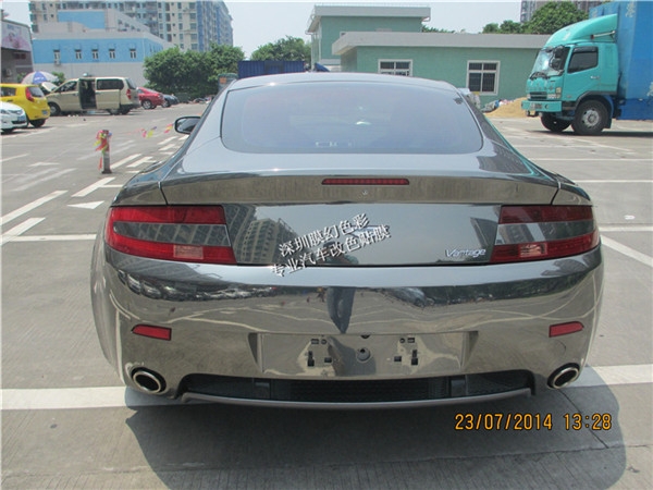 汽車改色阿斯頓馬丁全車改電鍍鎢鋼