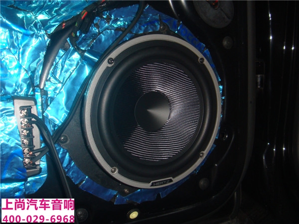 大眾途銳改裝意大利歐迪臣音響-陜西西安上尚汽車音響