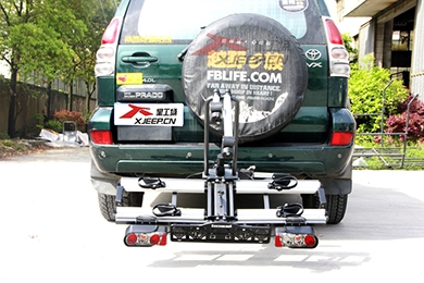 博薩爾BN-3三代折疊式自行車尾架  拖車球式