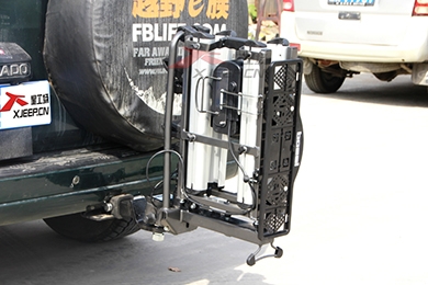 博薩爾BN-3三代折疊式自行車尾架  拖車球式