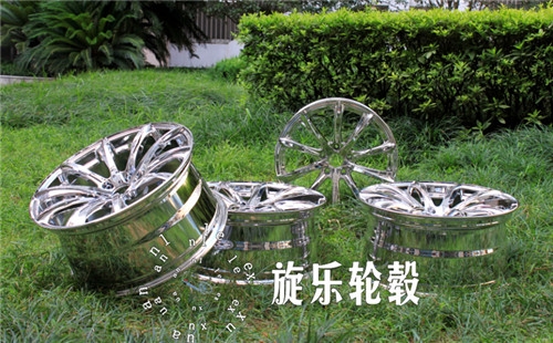 18寸前后配十幅 銀色電鍍 定制彩色電鍍 改裝鋁合金炫彩輪轂