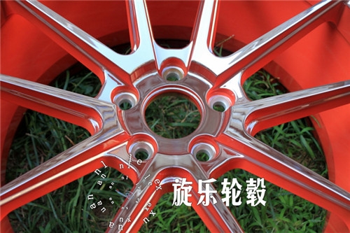 18寸9J 5*112 ADV10.1款 彩色電鍍定制 合金紅色 改裝炫彩輪轂