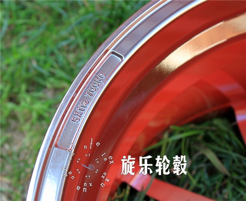 18寸9J 5*112 ADV10.1款 彩色電鍍定制 合金紅色 改裝炫彩輪轂