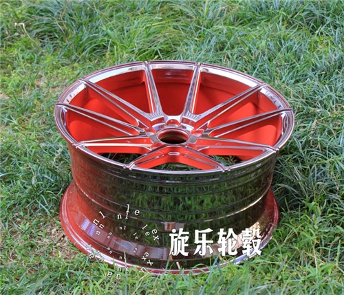 18寸全數(shù)據(jù)灰色車面前后配ADV10.1款頭尾鈴改裝鋁合金輪轂胎鈴