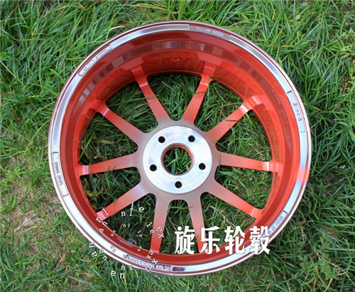 18寸9J 5*112 ADV10.1款 彩色電鍍定制 合金紅色 改裝炫彩輪轂