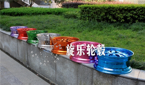 19寸5*127彩色電鍍定制 吉普Jeep牧馬人 紫色 改裝炫彩輪轂