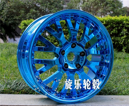 19寸5*127彩色電鍍定制 吉普Jeep牧馬人 紫色 改裝炫彩輪轂