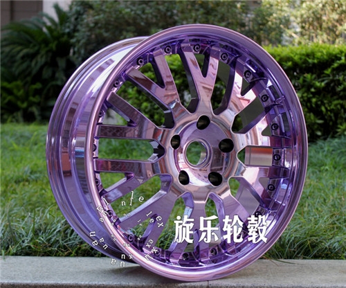 19寸5*127彩色电镀定制 吉普Jeep牧马人 紫色 改装炫彩轮毂