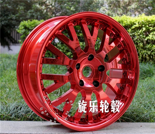 19寸5*127彩色電鍍定制 吉普Jeep牧馬人 紫色 改裝炫彩輪轂