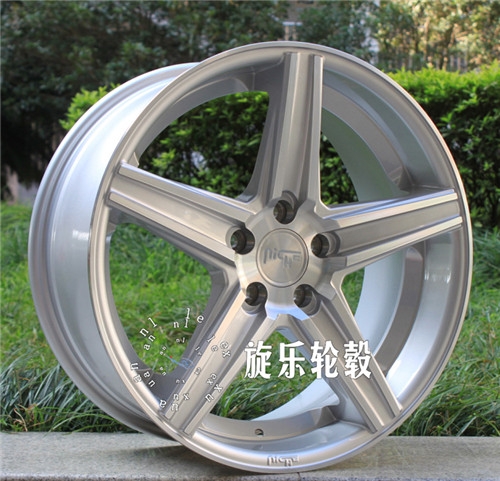 18寸8J9.5J前后配 銀色五幅 全數(shù)據(jù) 銳志 CC 福克斯 寶馬改裝輪轂