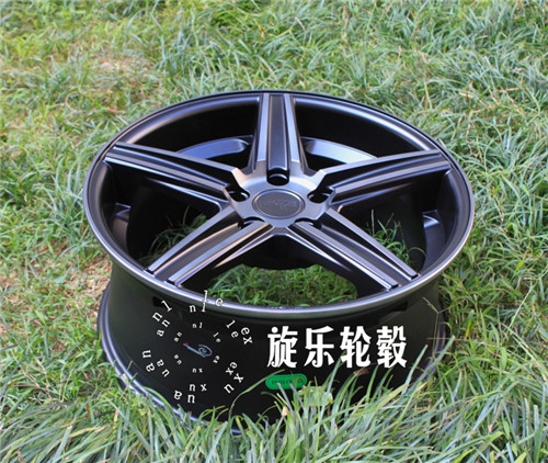 18寸8J9.5J前后配 銀色五幅 全數(shù)據(jù) 銳志 CC ?？怂?寶馬改裝輪轂