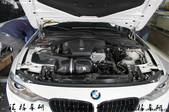 湖南長沙匯格車研汽車改裝 BMW寶馬F30新3系328輪轂排氣避震剎車套件
