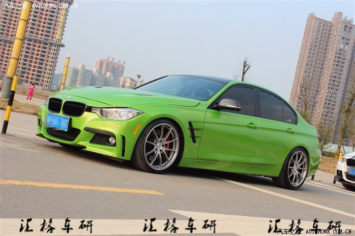 湖南長沙匯格車研汽車改裝 BMW寶馬F30新3系328輪轂排氣避震剎車套件