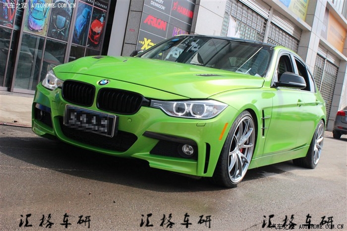 湖南長沙匯格車研汽車改裝 BMW寶馬F30新3系328輪轂排氣避震剎車套件