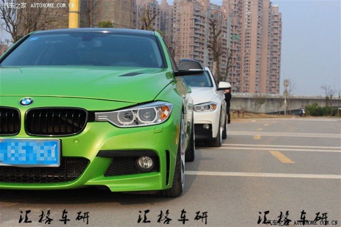 湖南長(zhǎng)沙匯格車(chē)研汽車(chē)改裝 BMW寶馬F30新3系328輪轂排氣避震剎車(chē)包圍套件