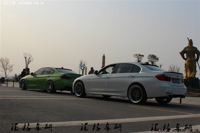 湖南長(zhǎng)沙匯格車(chē)研汽車(chē)改裝 BMW寶馬F30新3系328輪轂排氣避震剎車(chē)包圍套件