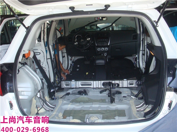 三菱勁炫改裝意大利赫茲音響-陜西西安上尚汽車音響