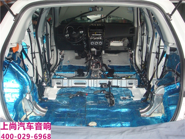 三菱勁炫改裝意大利赫茲音響-陜西西安上尚汽車音響