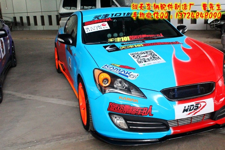 漂移車隊(duì)101賽車——?jiǎng)诙魉箍崤筛难b輪轂加寬墊片