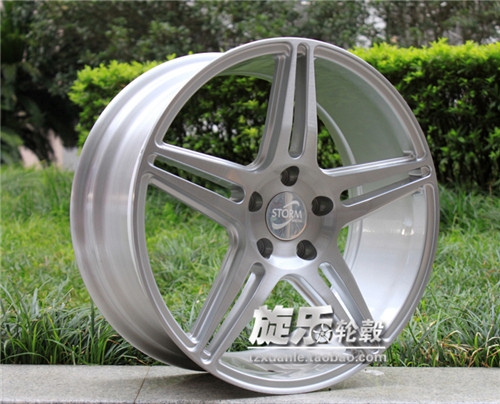 18寸5*114.3鍛造銀色車面 翼神 銳志 G35 IS GS 思鉑睿 改裝輪轂
