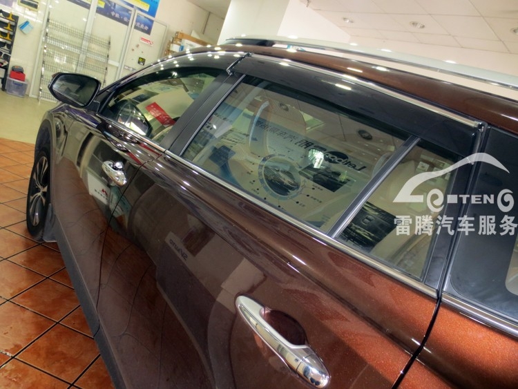 深圳汽車貼膜豐田RAV4全車隔熱膜 美富特MD70頂級隔熱防爆膜