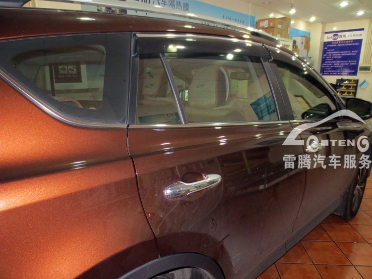 深圳汽車貼膜豐田RAV4全車隔熱膜 美富特MD70頂級隔熱防爆膜