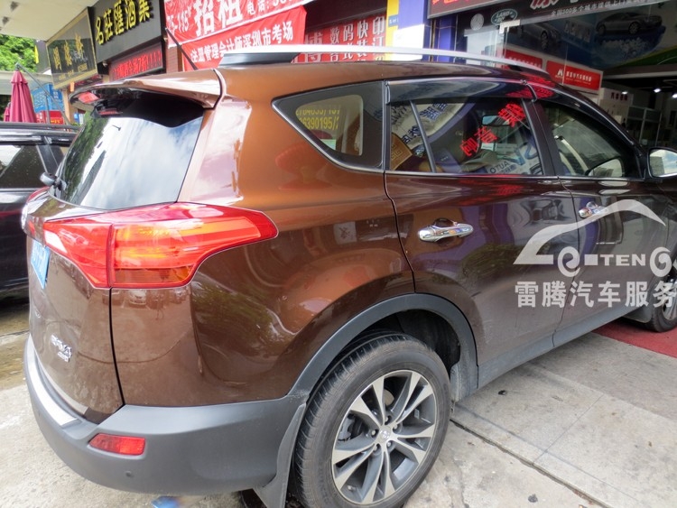 深圳汽車貼膜豐田RAV4全車隔熱膜 美富特MD70頂級隔熱防爆膜