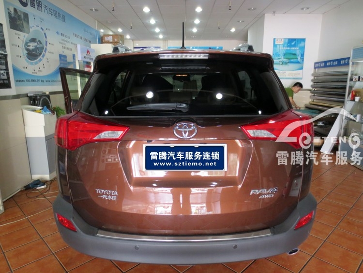 深圳汽車貼膜豐田RAV4全車隔熱膜 美富特MD70頂級隔熱防爆膜