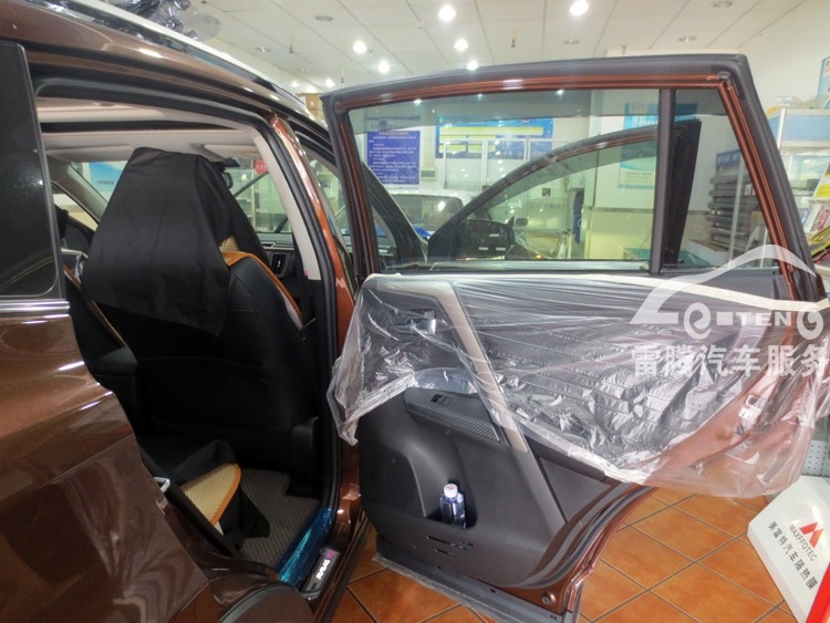深圳汽車貼膜豐田RAV4全車隔熱膜 美富特MD70頂級隔熱防爆膜