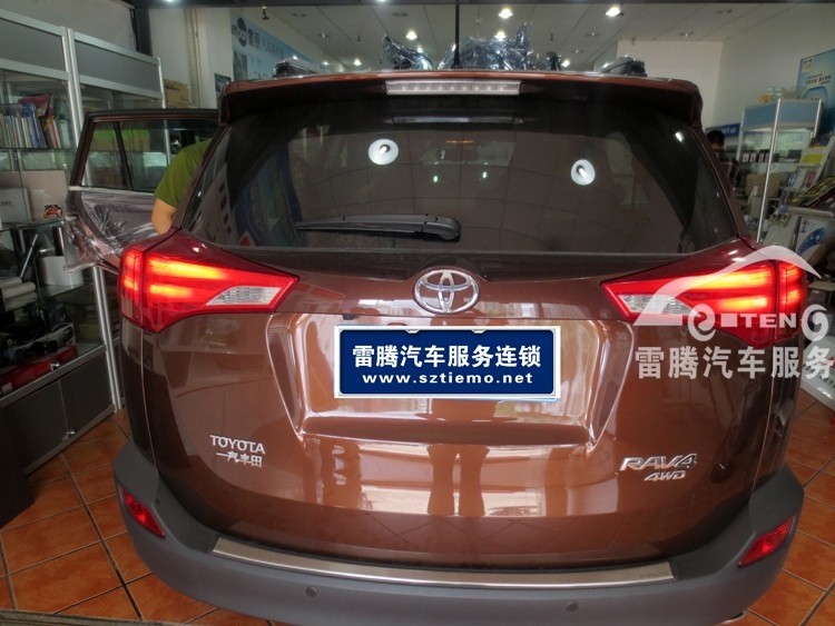 深圳汽車貼膜豐田RAV4全車隔熱膜 美富特MD70頂級隔熱防爆膜