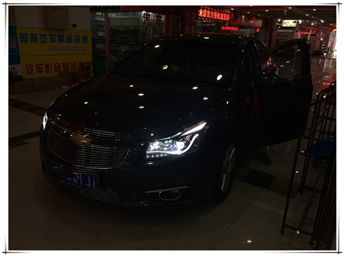 科魯茲全車換燈 改裝A8款大燈總成 奔馳款尾燈 日行燈