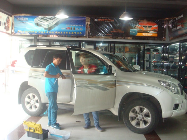 陜西西安上尚汽車音響-豐田2700改裝意大利赫茲音響